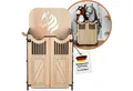 Hoofly Steckenpferd Hobby Horse Stall, (für 2 Pferde, für 1 Pferd, Zubehör mit Türen & Haken)