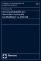 Die Anwendbarkeit des deutschen Strafrechts bei Straftaten v ... 9783848767977