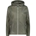 CMP Damen Rain Hoodie Jacke (Größe XL, oliv)