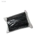 100-teiliges Schrumpfschlauch-Sortiment schwarz, lose abgepackt, Isolierschlauch