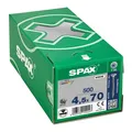 SPAX Schrauben T-STAR plus Seko WIROX Holzschraube 4,5 x 70 mm Teilgewinde