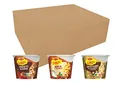 Maggi fünf Minuten Terrinen, Sortimentsbox, Leckere Fertiggerichte in 3 verschiedenen Geschmacksrichtungen, Im praktischen Becher, 24er Pack (24 Becher)