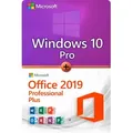Microsoft Windows 10 Professional + Microsoft Office 2019 Professional Plus Lizenz für 3 PC