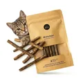 LucyBalu® 6x Matatabi Sticks für Katzen | Katzen Zahnpflege Natur |Kauknochen für Katzen Mundgeruch | Katzen Sticks aus Matatabi Holz | Katzen Zahnbürste | Matatabi Katzenspielzeug Selbstbeschäftigung