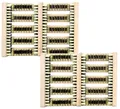Bubble-Store Schuhputzbürste Schuhabstreifer mit Bürsten, (Fußabtreter mit robusten Kunstfaserborsten, 2-tlg), Schuhabstreifer