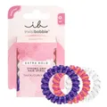 invisibobble Original Haargummi EXTRA CARE Twirl Boss | Spiral-Haargummi Set Lila & Rot Besonders sanft zum Haar | Gegen Haarbruch und Spliss | Ohne Abdruck | 6 Stück