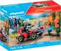 Playmobil® Feuerwehr Quad löscht Heckenbrand (71825), Playmobil Action Heroes Konstruktions-Spielset, (47 St)