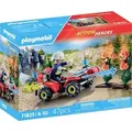 Playmobil® ACT!ON HEROES Feuerwehr Quad löscht Heckenbrand 71825