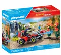 PLAYMOBIL Action Heroes Feuerwehr Quad löscht Heckenbrand 71825