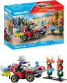 Playmobil 71825 Action Heroes Feuerwehr-Quad Einsatz Fahrzeug