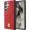 Ferrari Big SF Perforierte Hülle Samsung Galaxy S24 Ultra – rot