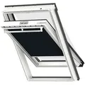 VELUX Vorteils-Set Hitzeschutz Plus DOP Manuell Uni Dunkelblau/Schwarz 1100, F04, Alu-Schiene und Haltekrallen,GGU,Manuell,VELUX