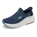 Skechers Damen Max Cushioning Elite 2.0 Eternal Hands Free Slip Sneaker, Navy, 38.5 EU