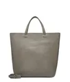 Shopper "Tote HERA SHEEP NATURAL", Gr. B/H/T: 42 cm x 38 cm x 15 cm, neutral gray