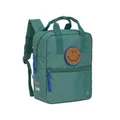 LÄSSIG Kinderrucksack mit Brustgurt Kindergartentasche Kindergartenrucksack 27 cm, 7 Liter, 3 Jahre/Mini Square Backpack dark green