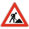 Verkehrsschild, Verkehrszeichen 123 Dreieck 900 mm Baustelle RAL-Gütezeichen Folie RA1
