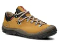 nagaba - Wanderschuhe Damen - Lederschuhe Trekkingschuhe Damen - Outdoor Halbschuhe Frauen Echtleder, Schnürschuhe - Damenschuhe, Halbschuhe, Freizeitschuhe - Modell 054 gelb - 38