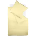 Fleuresse Uni Interlock Jersey Bettwäsche Colours Kissenbezug einzeln 35x40 cm | vanille - gelb