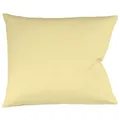 Fleuresse Interlock-Jersey-Kissenbezug uni colours vanille 0215, Größe 35x40 cm