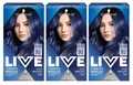 Schwarzkopf Live 3x Hair Dye, U67 Blue Mercury