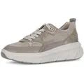 Gabor Keilsneaker, Schnürschuh, Halbschuh mit modischer Plateausohle beige|goldfarben 39 EU (6 UK)