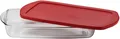 Pasabahce Auflaufform Pasabahce 59124 Auflaufform mit Deckel aus Glas 40 x 25cm~4 Liter