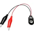 9V-Batterie Clip mit Krokodilkabeln