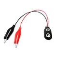 9V-Batterie Clip mit Krokodilkabeln