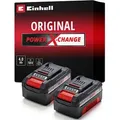 Einhell »PXC-Twinpack« Akku (2 St), 18 V, 4 Ah rot|schwarz