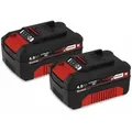 Einhell Akku-Set PXC 4 Ah, 18 V, 2 Stück