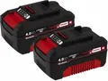 EINHELL Akku 2x18V 4,0Ah PXC-Twinpack CB C1, 4511489
