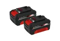 Einhell EINHELL Akku Power-X-Change Twinpack 18V 4,0 Ah CB Werkzeug-Akku-Ladetechnik (2 Stück)