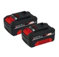 Einhell Akku PXC Twinpack, 2x 4,0 Ah, 18 V, Li-Ion Power X-Change Akku