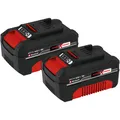EINHELL Akku Power-X-Change Twinpack 18V 4,0 Ah CB 1, rot