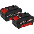 EINHELL Akku Power-X-Change Twinpack 18V 4,0 Ah CB 1, rot