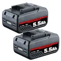 2x 18V 5,5Ah Ersatzakku Für Einhell Akku Power X-Change Lithium PXC LED New