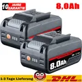 2PACK Für Einhell Tool Akku POWER X-CHANGE 18V 8,0Ah Lithium Ersatzakku Batterie