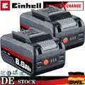 2X 8,0Ah Ersatzakku Für Einhell Akku 18V Power X-Change PXC Li-Ion LED 3-LED