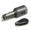 Technaxx TX-100 Auto,- Wohnmobil-, Boots-Alarm/ Mobiler Mini Alarm mit Bewegungserkennung + Fernbedienung und Autoladegerät - 2x USB, 6 Tage Standby, 110db Alarm Sound zur Abschreckung