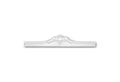 Profhome Wanddekoobjekt 154014 Pediment Türumrandung Stuckdekor aus Polyurethan (Pediment, 1 St., Türaufsatz, Schmuckelement, Verzierung, Türumrandung), weiß, vorgrundiert, Stil: Neo-Empire