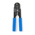 Nedis Crimp pliers | CAT5 / CAT5e / CAT6 / CAT6a / RJ45 | Abziehen / Schneiden / Zange | ABS / Stahl | Blau NE550691137