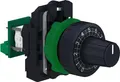 Schneider Electric XB5, Cermet, D 6 mm shaft, IP66, IK03, 48 g, 58 g