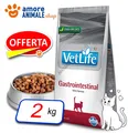 Farmina Cat Tierarzt Life Natural → Gastrointestinal - 2 KG - Kroketten Für
