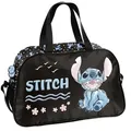 Sporttasche Trainingstasche Schwimmbadtasche leicht und bequem Jungen Mädchen Motiv LILO UND STITCH Paso Disney - Schwarz