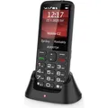 Aligator A930 GPS 4G Senior schwarz mit Notfallanwendung + Ladestation (A930B)
