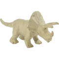 Décopatch 5x Kleines Pappmaché, braun, Triceratops - Kartonbraun AP155O
