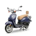 Motorroller Retro Roller EasyCruiser Eco Dunkelblau 125ccm 85 kmh Kraftrad Scooter