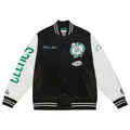 Boston Celtics NBA Mitchell & Ness Team Origins Varsity Satin Jacke-S