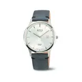 Boccia 3641-01 Herren-Armbanduhr, Titan-Gehäuse, Leder-Armband