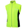 Airtracks Thermo Winter Fahrradweste Laufweste Pro Radweste Warm Atmungsaktiv Winddicht Wasserabweisend Reflektierend S M L Xl XXL XXXL 3Xl 4XL - neon - M